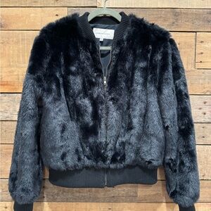 cupcakes & cashmere Black Teddy Jacket